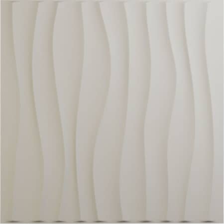 Ekena Millwork 19 5/8in. W x 19 5/8in. H Shoreline EnduraWall Decorative 3D Wall Panel Covers 2.67 Sq. Ft. WP20X20SOGBW